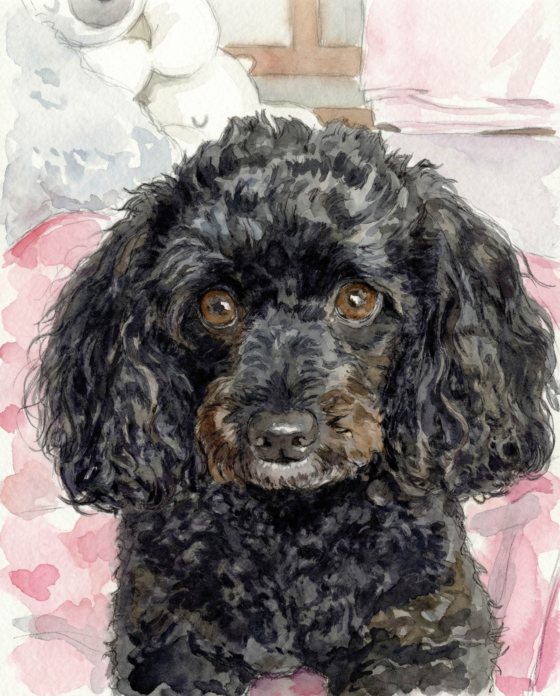 Custom Watercolor Pet Portraits: Artist-Rendered Paintings & Personalized Gifts